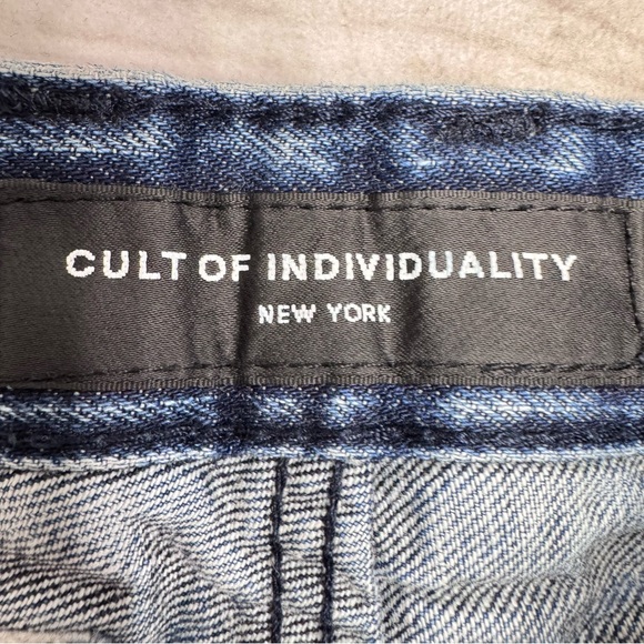 Cult of Individuality Rebel Dragon Shorts Thrashed Japanese Selvedge Denim - Picture 6 of 9